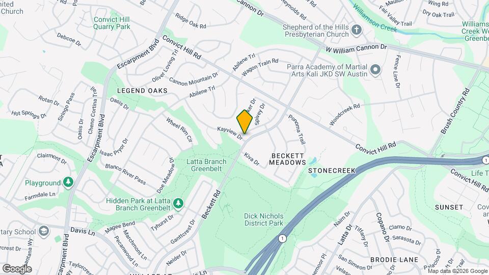 7709 Amanda Ellis Way Map and Location Details