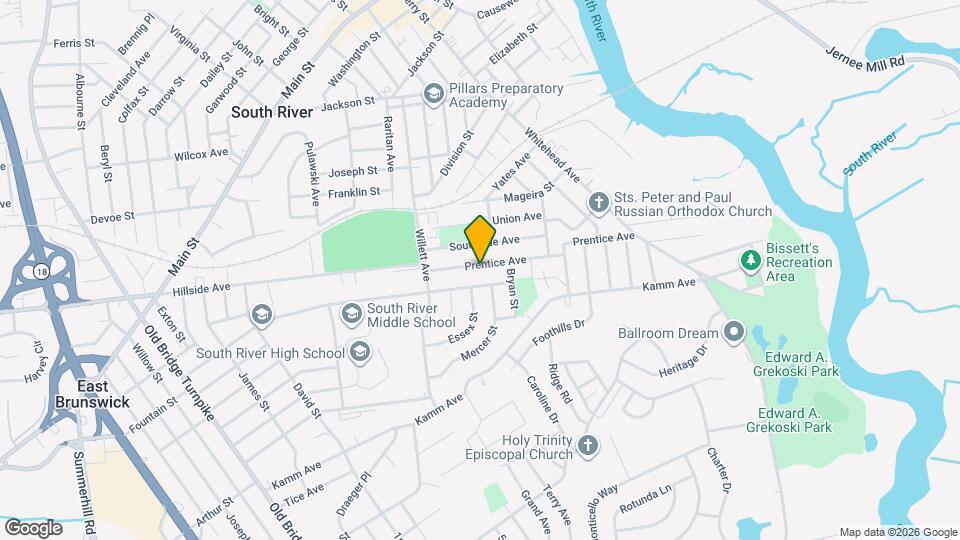 102 Prentice Ave Map and Location Details