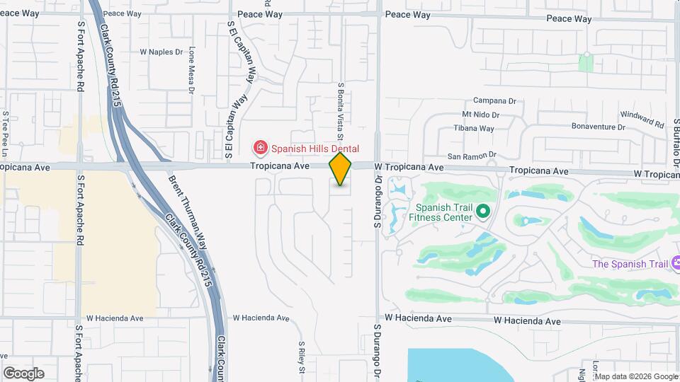 8706 Mesa Madera Dr Map and Location Details