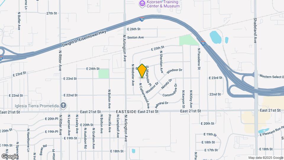 2307 N Catherwood Ave Map and Location Details