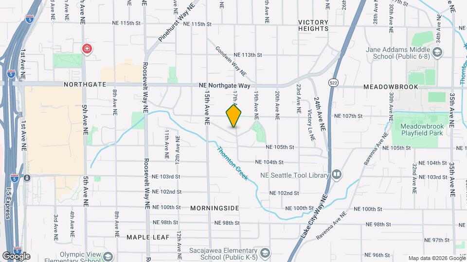 1560 NE 106th St Map and Location Details