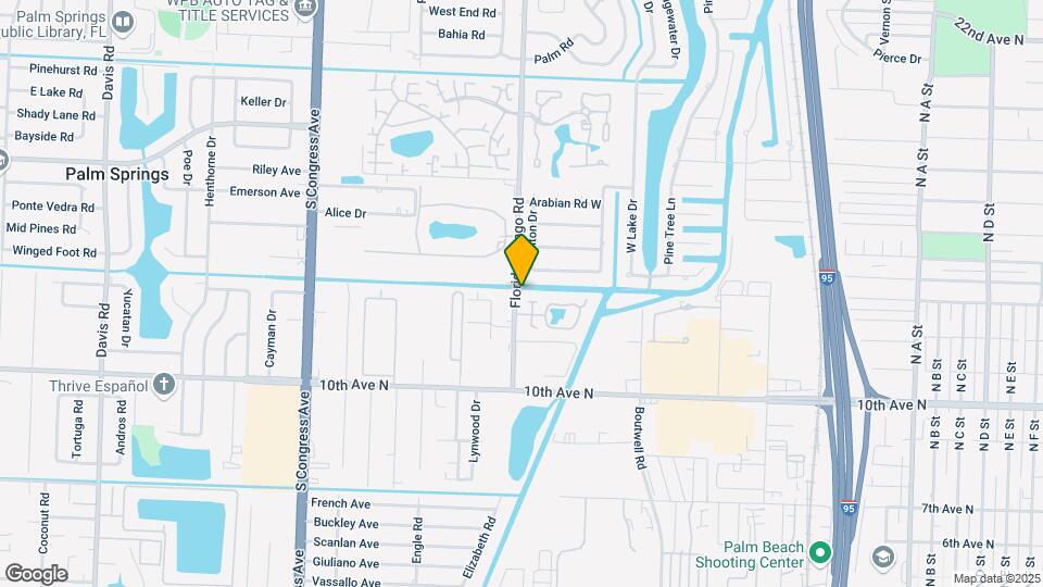 2488 Waterside Dr, Unit Primary Bedroom Map and Location Details