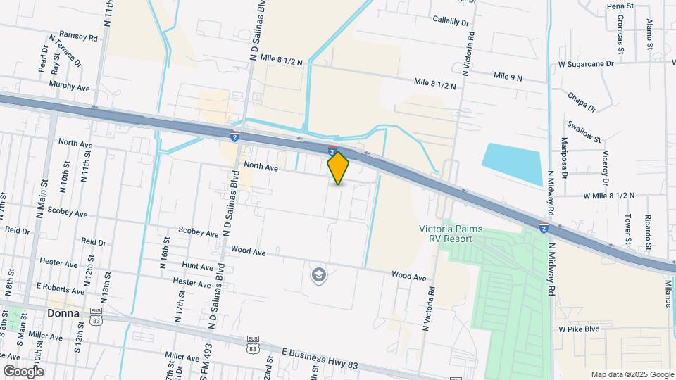 521 Oak Ridge St Map and Location Details