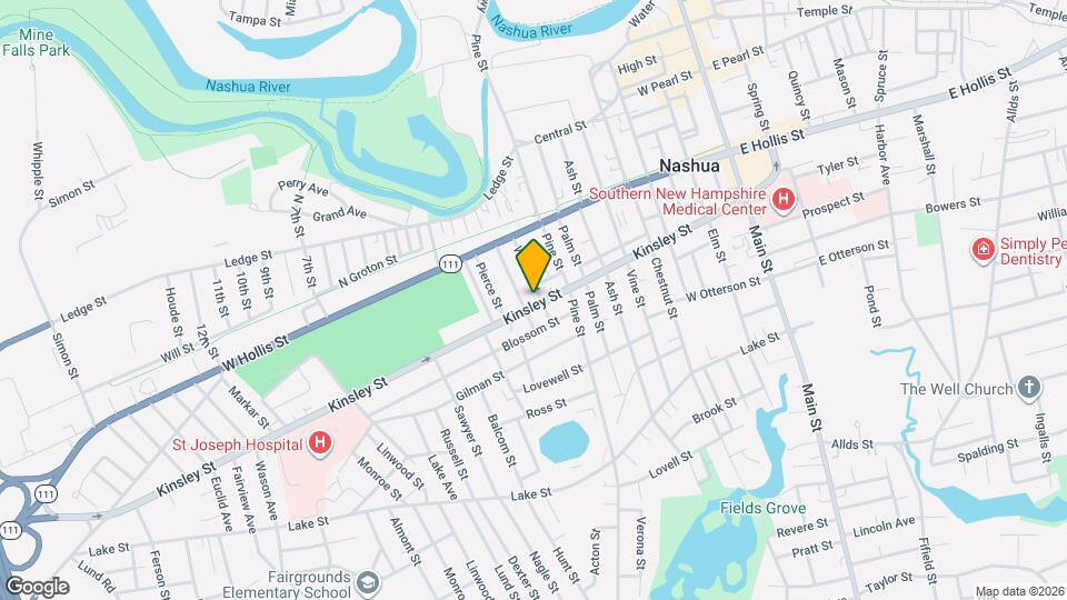 75 1/2 Kinsley St, Unit APT C Studio Map and Location Details