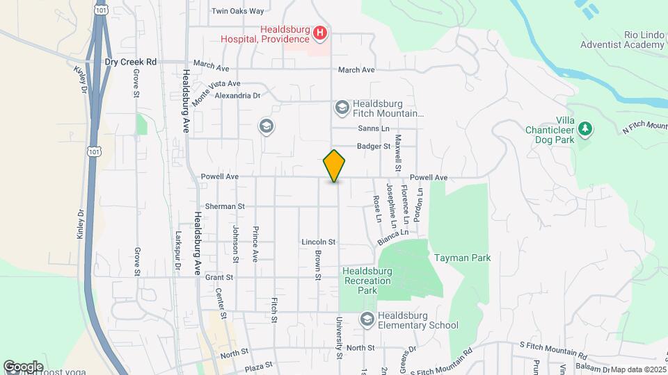 827 University Ave Map and Location Details