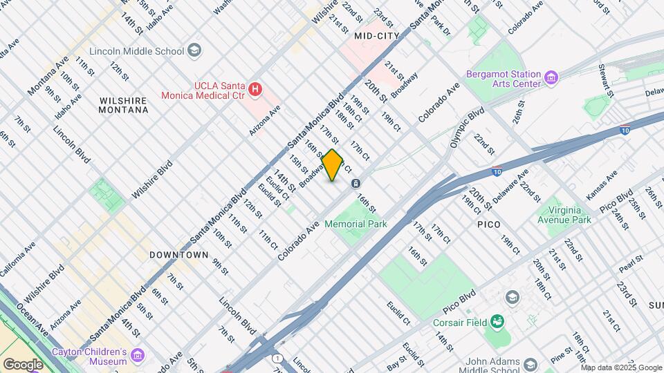 1537 15th St Map and Location Details