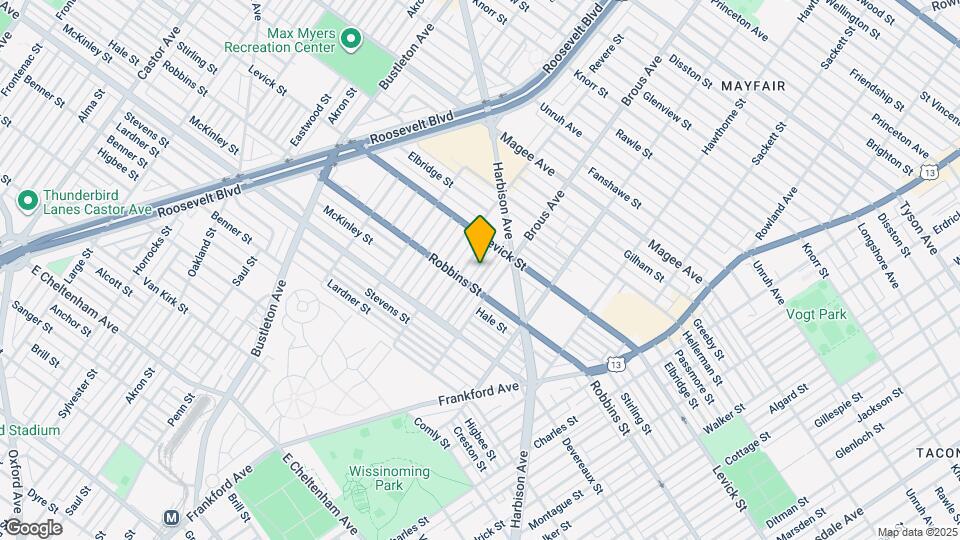 6322 Mershon St Map and Location Details