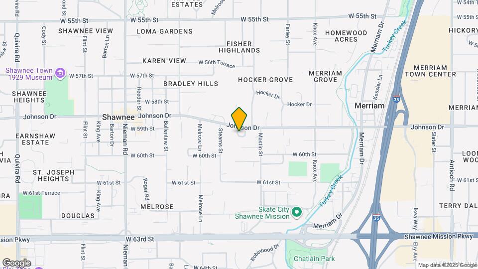 5909 Brittany St Map and Location Details