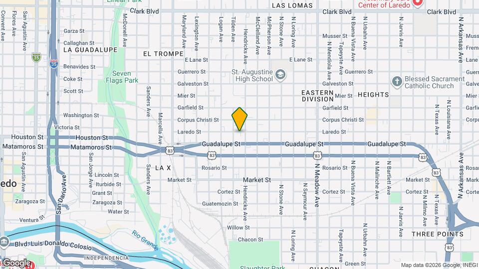 907 Laredo St Mapa y Detalles de la Ubicación