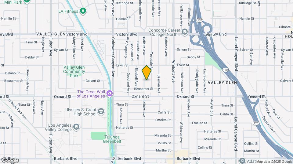 6056 Bellaire Ave Mapa y Detalles de la Ubicación