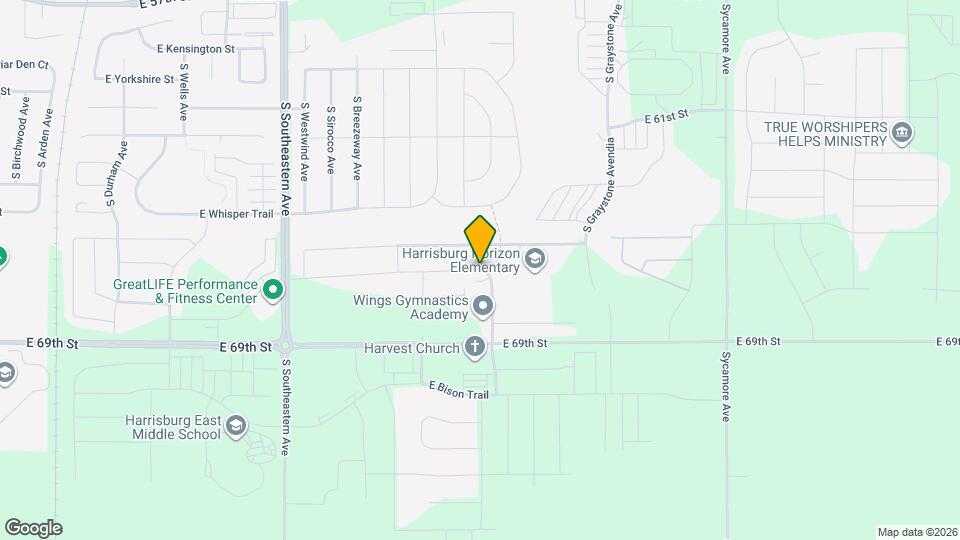 HUGE 4 bedroom home with fenced in backyard! Map and Location Details