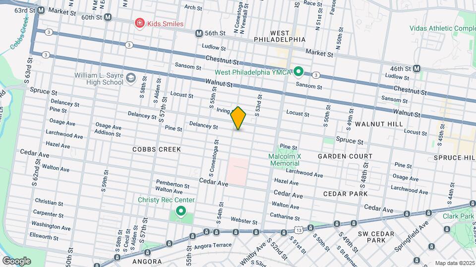 5346 Delancey St Mapa y Detalles de la Ubicación