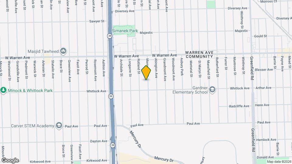 6761 Memorial St Map and Location Details