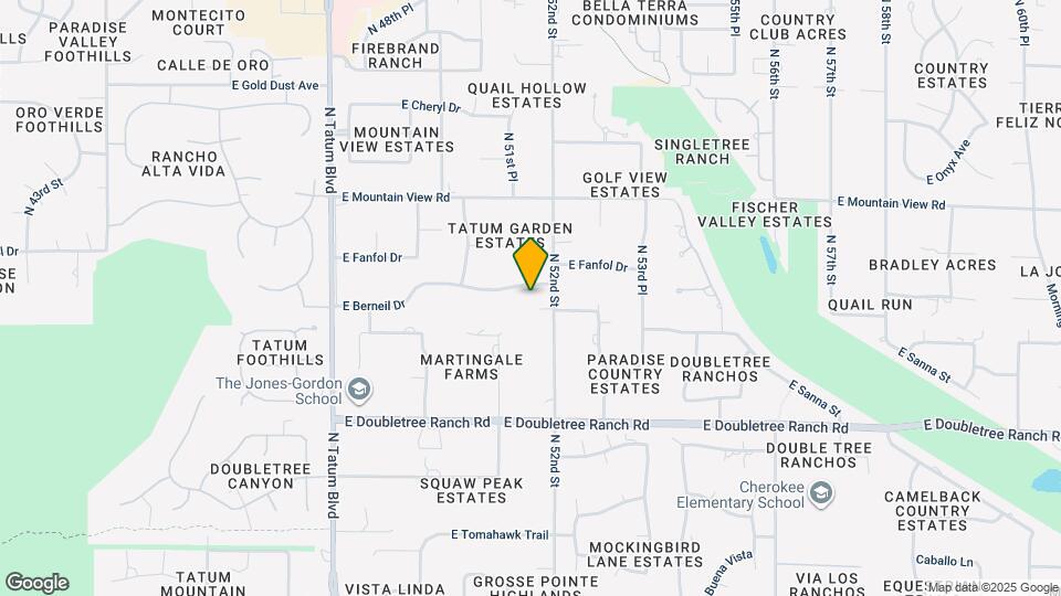 5115 E Berneil Dr Map and Location Details