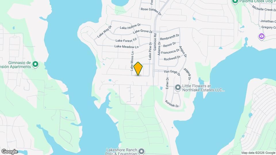 1020 Lake Sierra Wy Map and Location Details