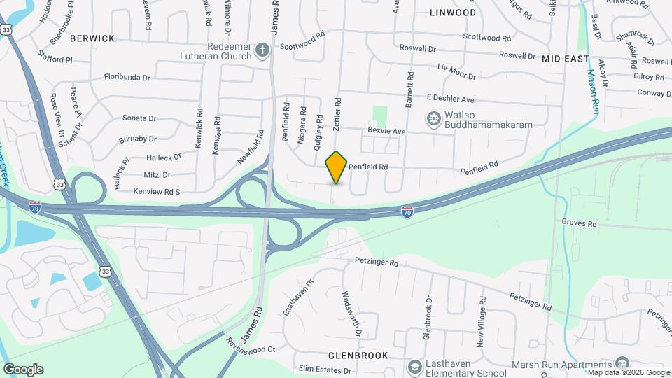 1876 Zettler Rd Map and Location Details