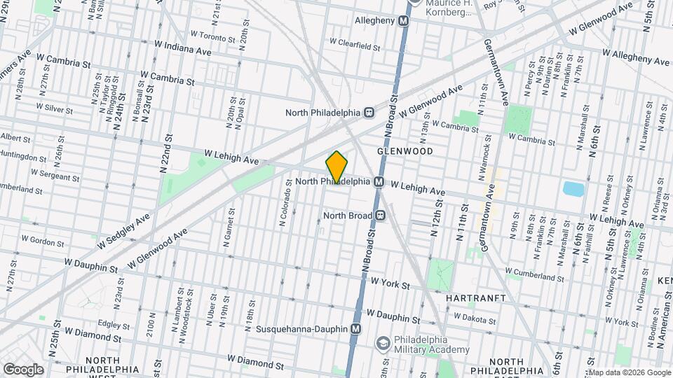 1531 W Tucker St Map and Location Details