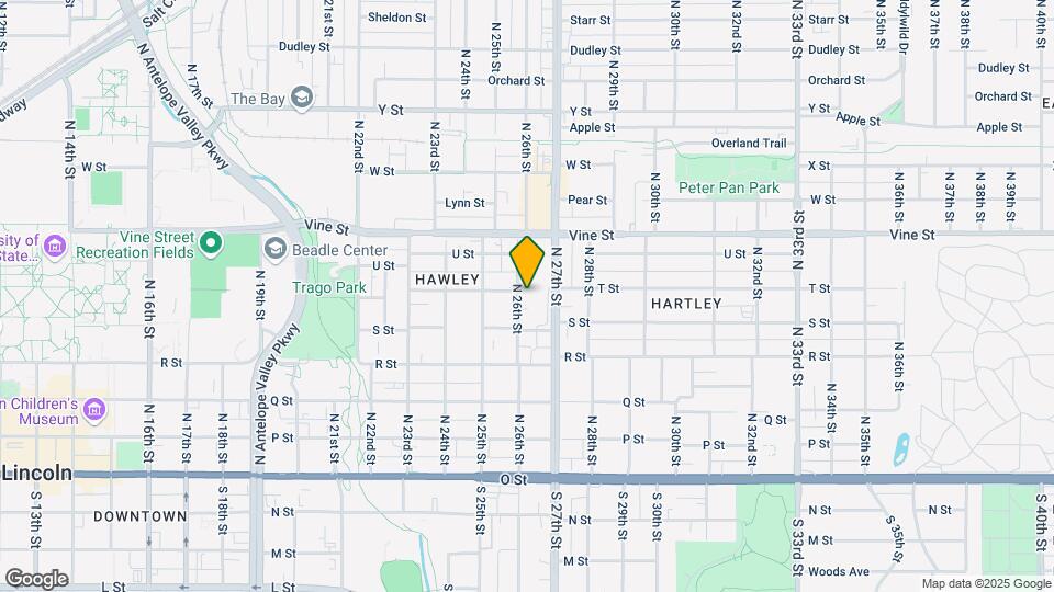 550 N 26th St Map and Location Details