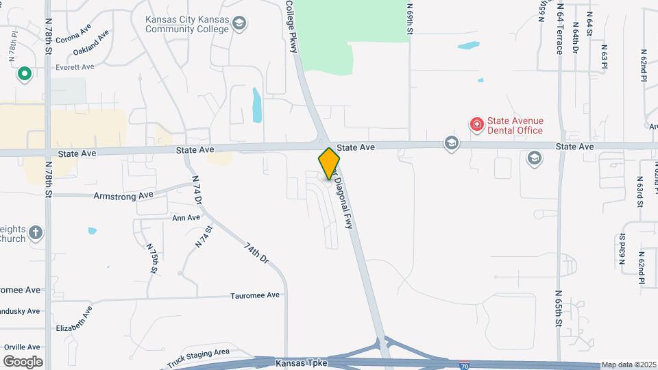 903 N 70th St Map and Location Details