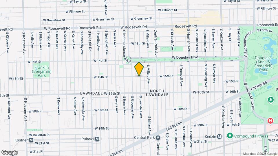 1502 S Lawndale Ave Mapa y Detalles de la Ubicación