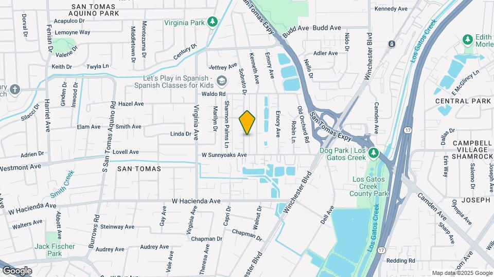 938 Sobrato Dr Mapa y Detalles de la Ubicación