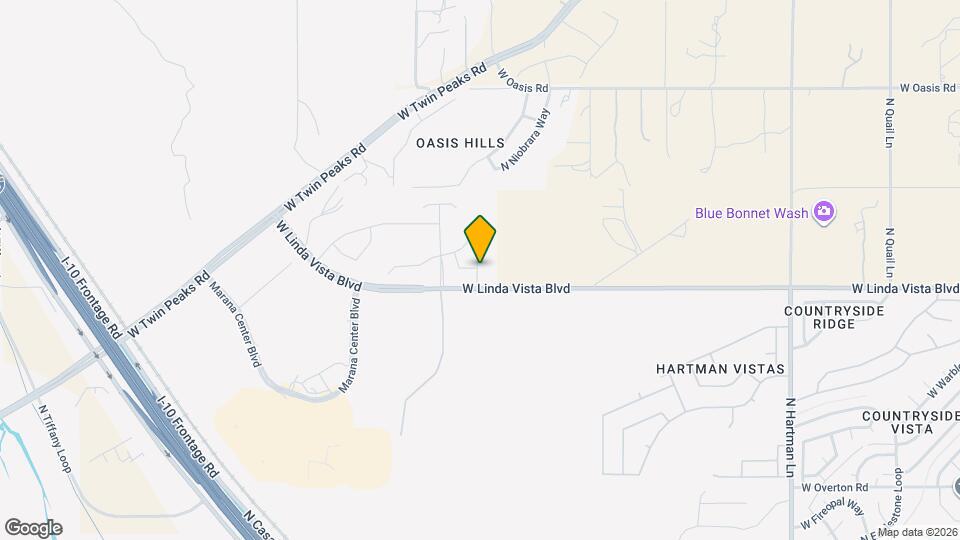 9636 N Avenida Torcal Map and Location Details