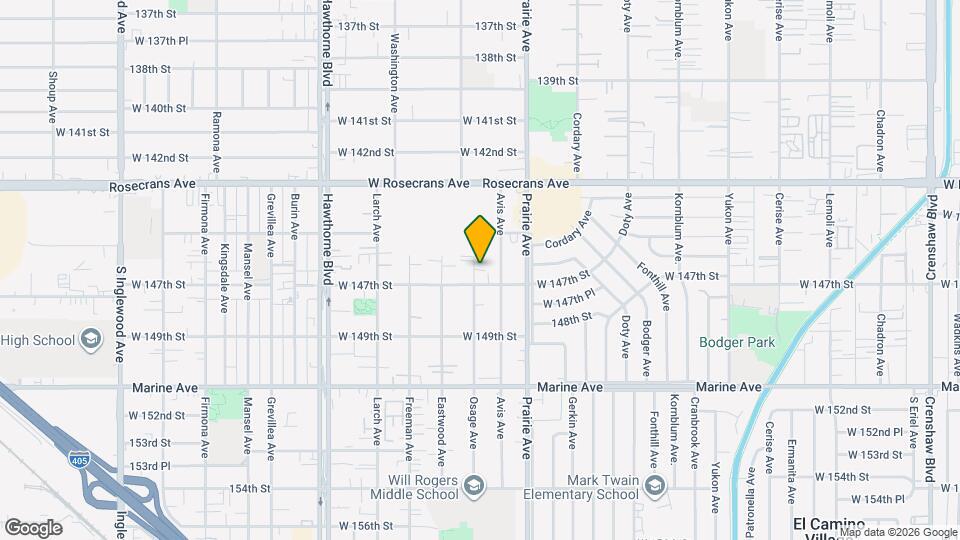 14612 Osage Ave Map and Location Details