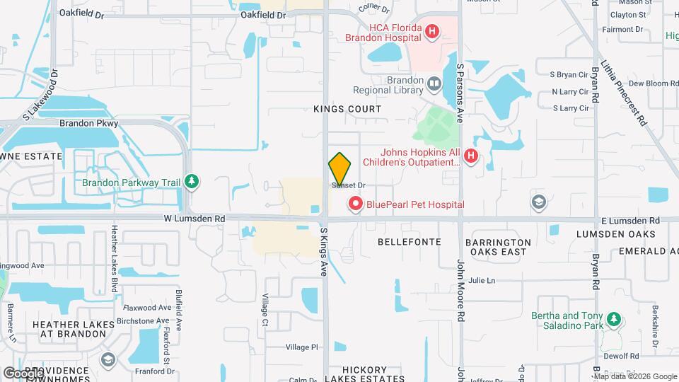 621 Sunset Dr Map and Location Details