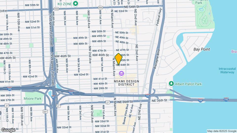 30 NE 44th St Map and Location Details