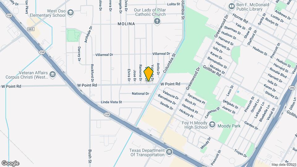 4650 Valdez Dr Map and Location Details