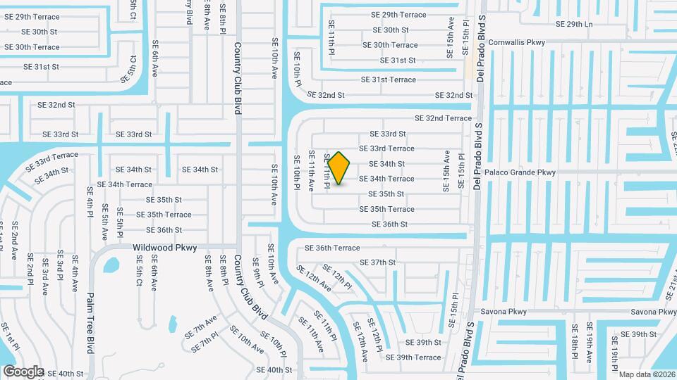 1125 SE 35th St Map and Location Details