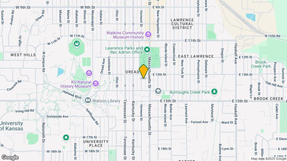 1316 Vermont St Map and Location Details