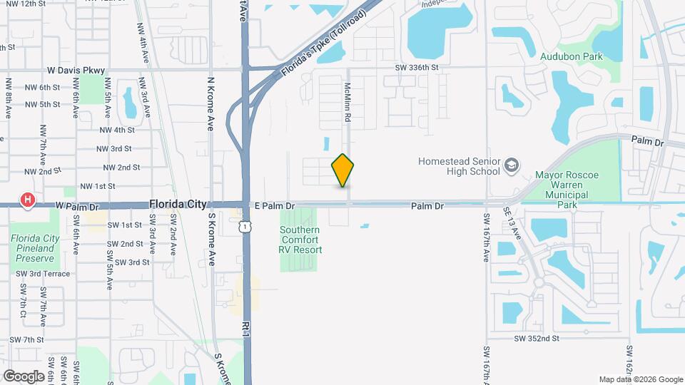 529 NE 1st St Map and Location Details