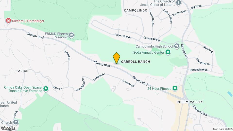 261 Rheem Blvd Map and Location Details