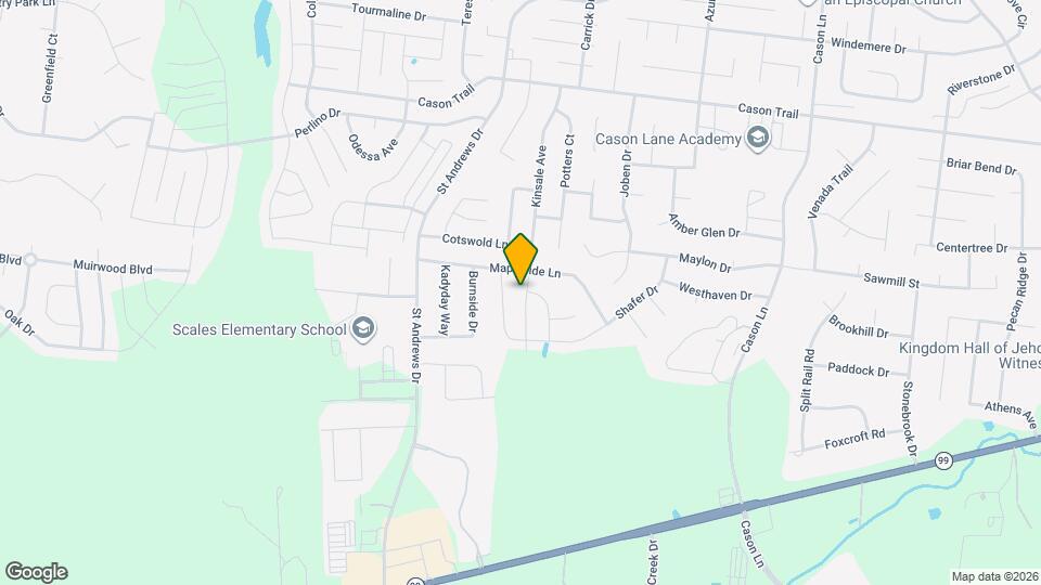 2004 Kinsale Ave Map and Location Details