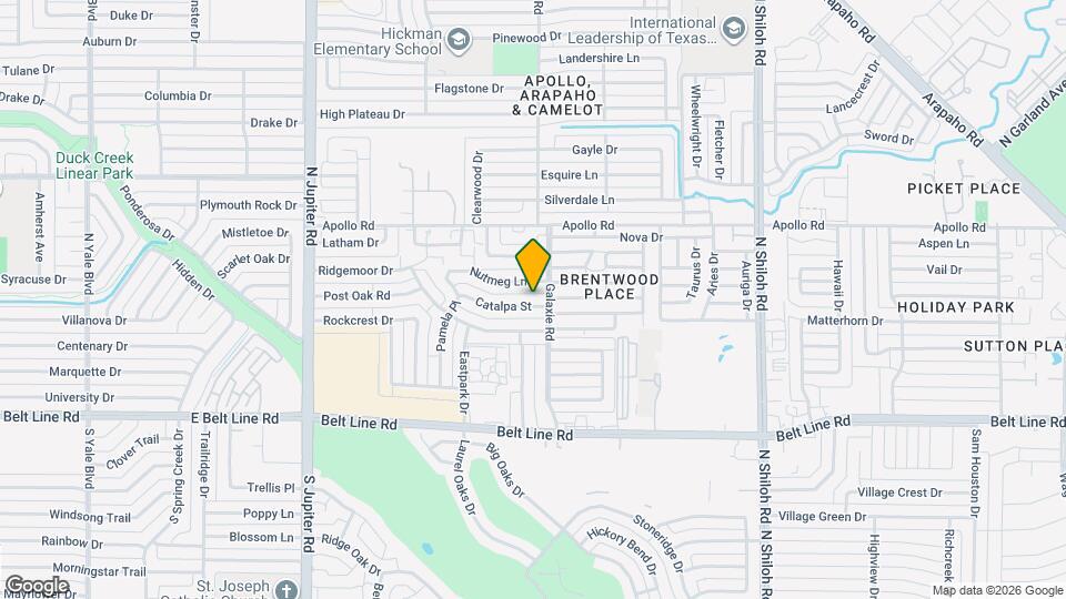 3009 Catalpa St Map and Location Details