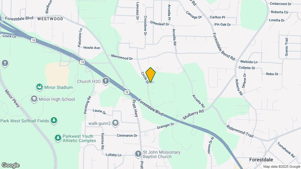 2165 Circle Dr Map and Location Details