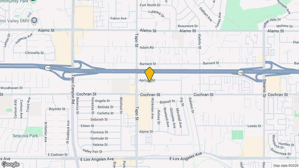 4476 Apricot Rd Map and Location Details