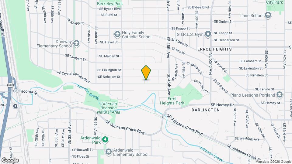 8034 SE 42nd Ave Map and Location Details
