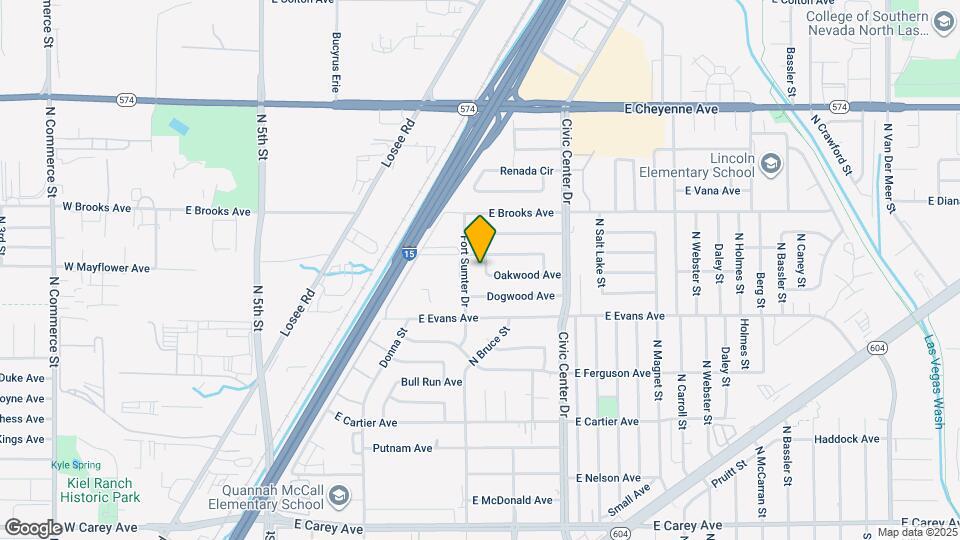1315 Oakwood Ave Mapa y Detalles de la Ubicación