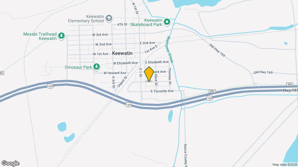 117 E Hibbing Ave Map and Location Details