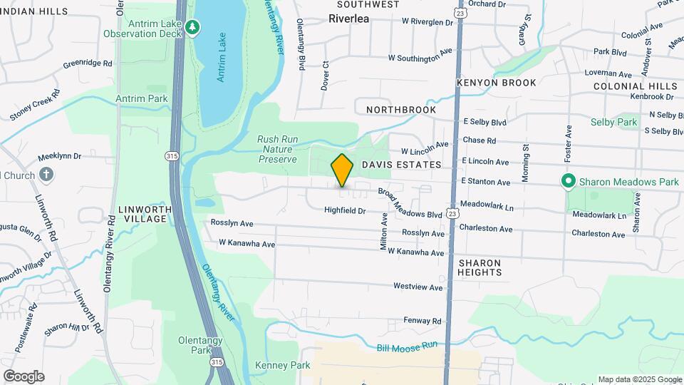 235-241 Broad Meadows Blvd Mapa y Detalles de la Ubicación