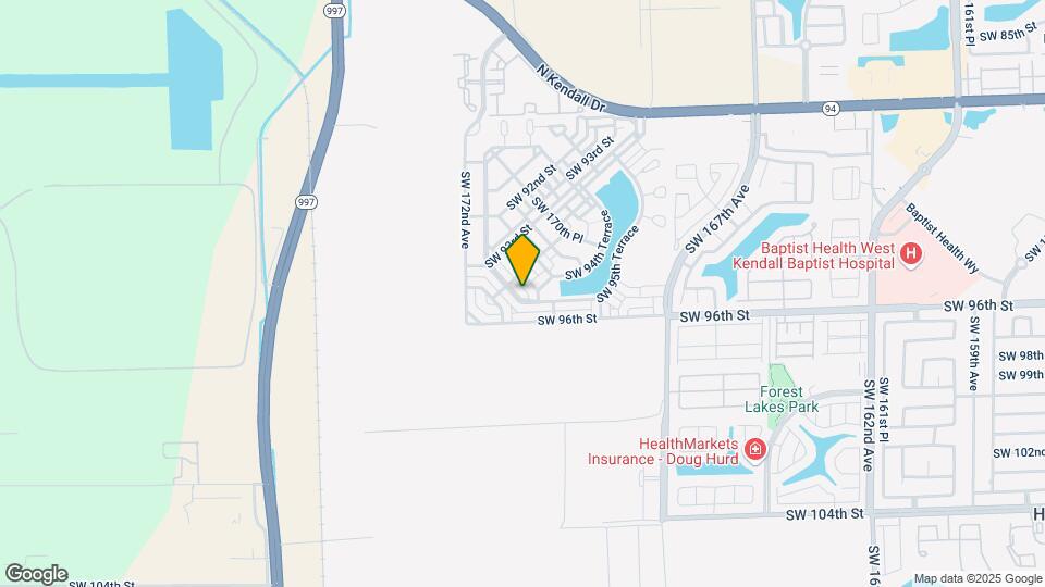 9485 SW 171st Ct-Unit -Studio Map and Location Details