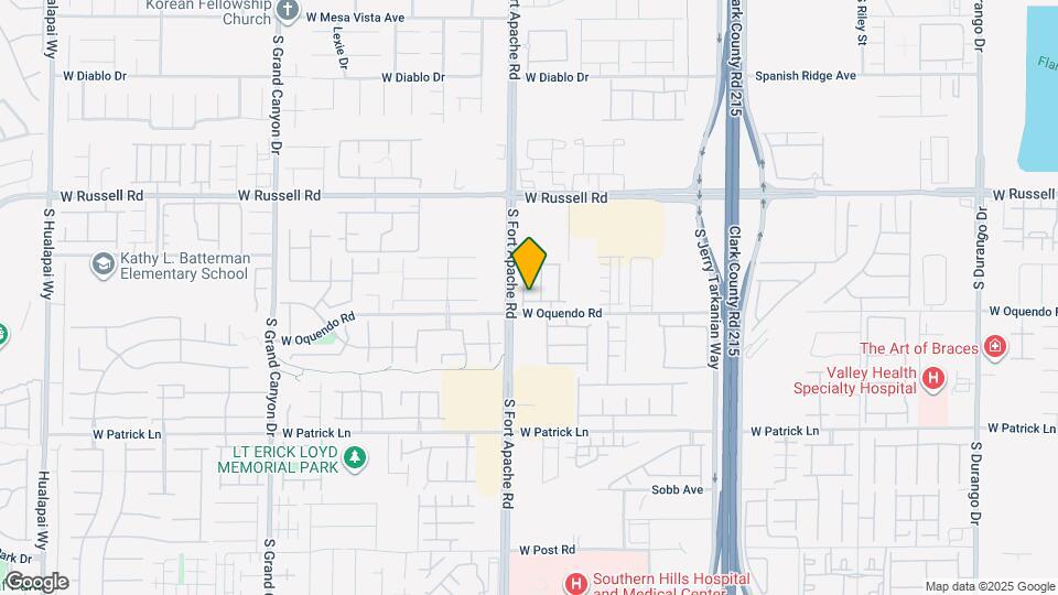5870 Amber Mesa St Map and Location Details
