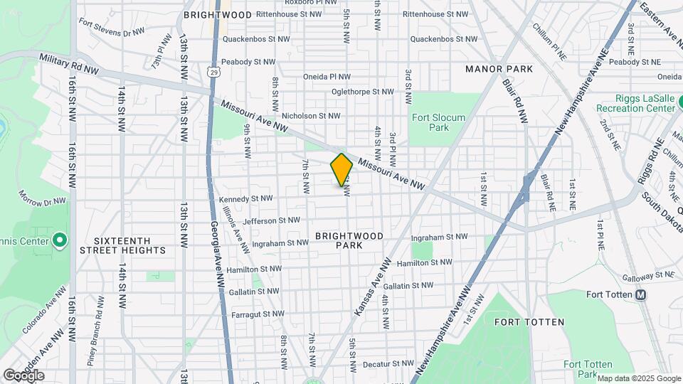 525 Kennedy St NW Map and Location Details