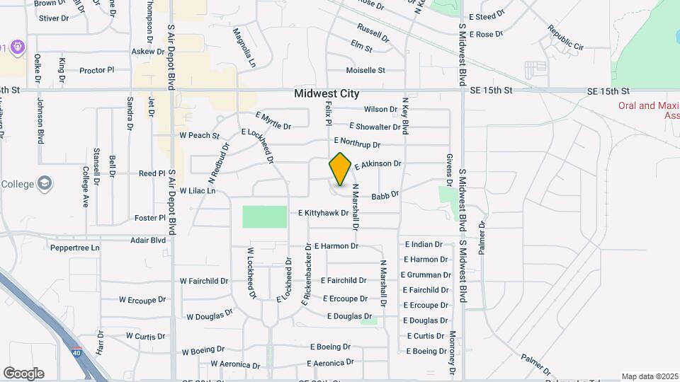 313 Babb Dr Map and Location Details