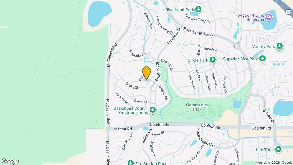 748 Eaton Cir Map and Location Details