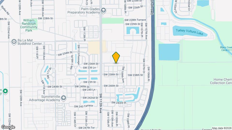 10973 SW 236th Terrace Map and Location Details