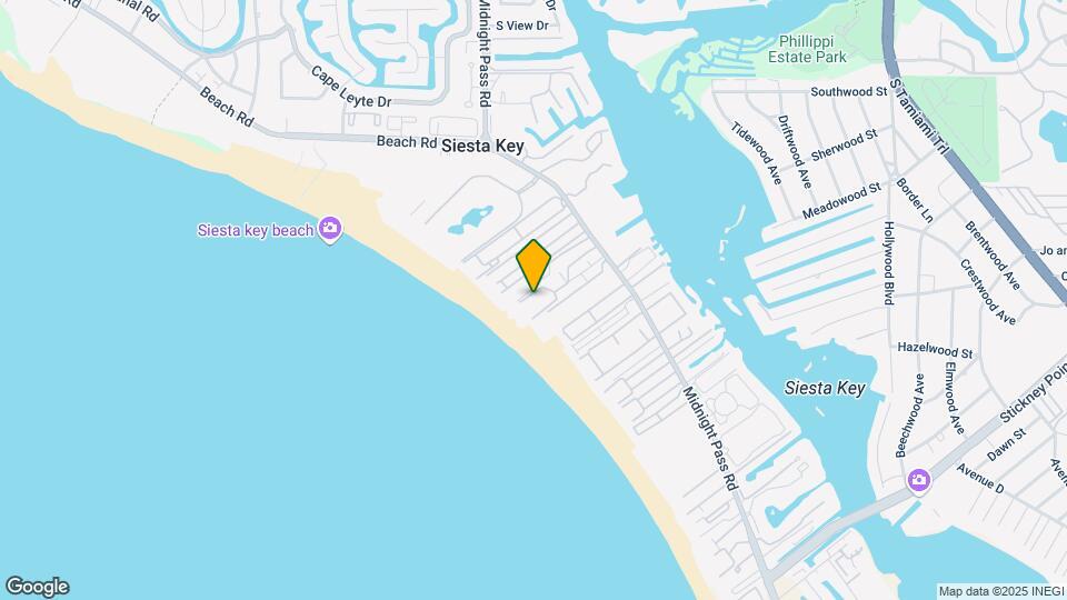 Sarasota Surf and Racquet Club Map and Location Details