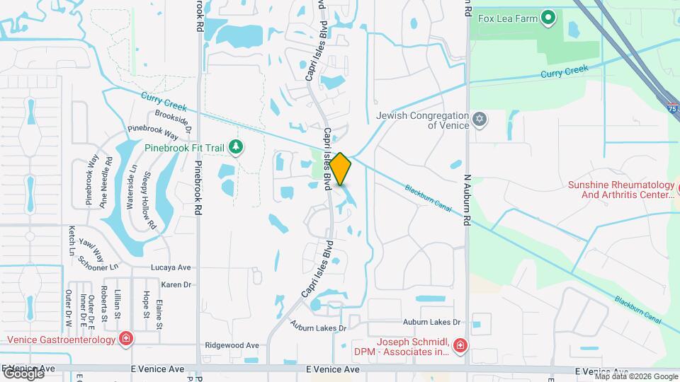 822 Capri Isles Blvd Map and Location Details